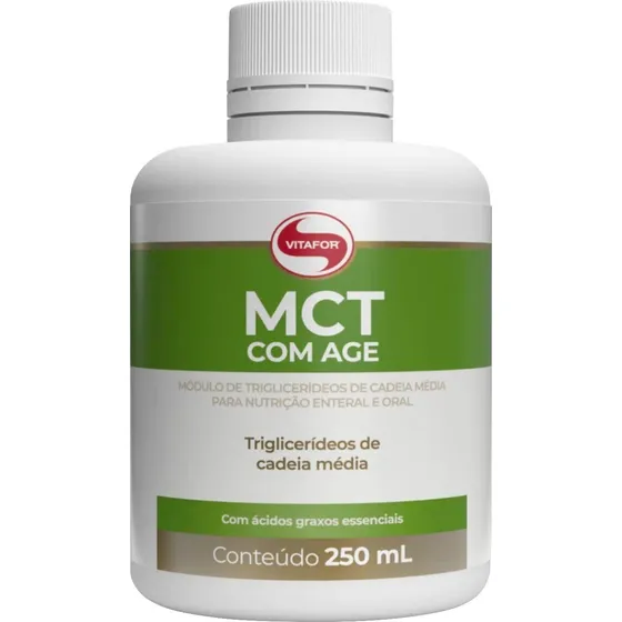 Mct Com Age Vitafor 250ml Tcm Óleo De Coco Ultra Filtrado