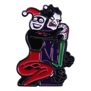 Pin Metálico Joker Y Harley Quinn Pin Metálico Joker Y Harley Quinn