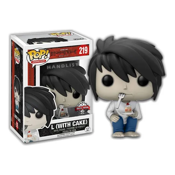 Funko Pop Death Note En Forma De L Con Pastel 219