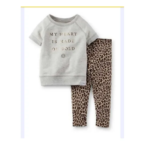 Conjunto Carter's  2 Pzas Niña 12meses