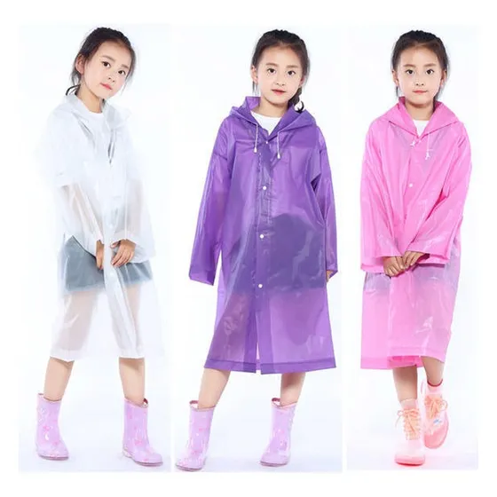 Impermeable Protector Poncho Para Niños