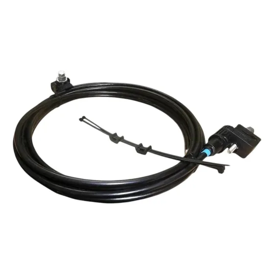 Kit De Bajada Monofásico 4+4mm 12 Mts Negro