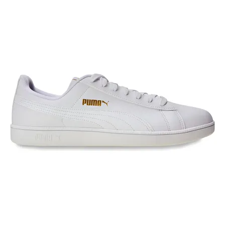 Tênis Casual Masculino E Feminino Up Puma Geométrico Branco/dourado 36 Br