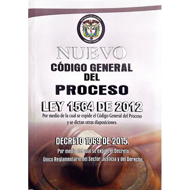 Nuevo Código General Del Proceso Año 2025 Actualizado