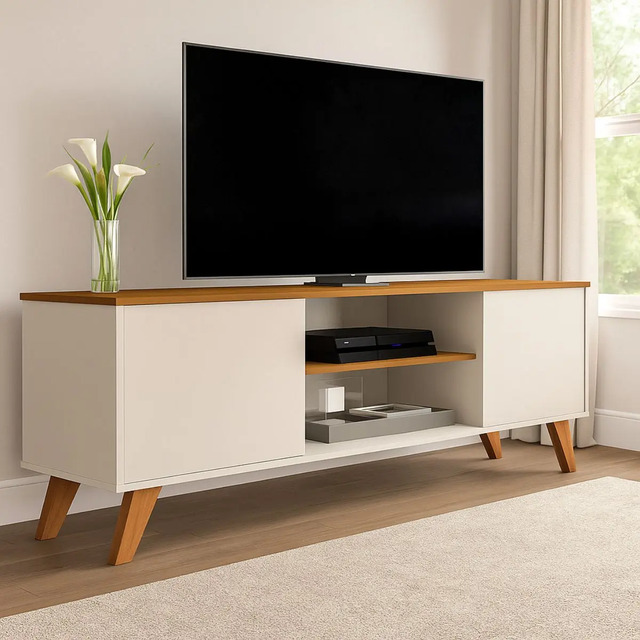 Rack Sala Estante Tv 58 Polegadas Home Bancada Helena Rack Sala Estante Tv 58 Polegadas Home Bancada Helena