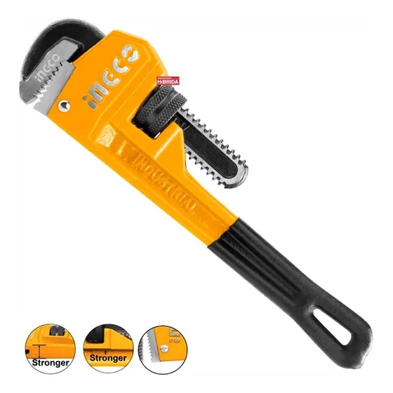 Llave Para Tubo Stilson 10 Hierro Uso Industrial Ingco