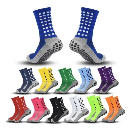12 Calcetines Deportivos Media Antideslizantes Para Fútbol
