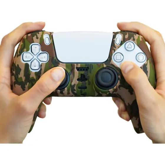 Funda De Silicona Camuflada P/ Joystick Ps5 Dualsense Play 5