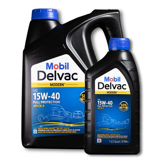 Mobil Delvac Modern 15w40 - Semisintetico - Galon + Cuarto