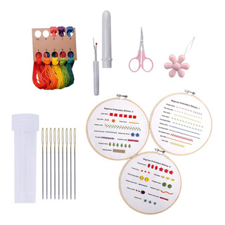 Kit De Práctica De Puntadas De Bordado Para Aprender Kit De Práctica De Puntadas De Bordado Para Aprender