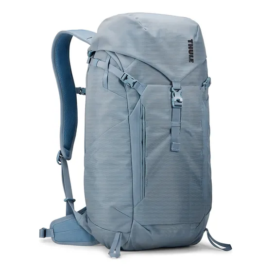 Mochila Thule Alltrail para senderismo en estanques de 25 litros con funda para lluvia, color: gris estanque, diseño de tela lisa