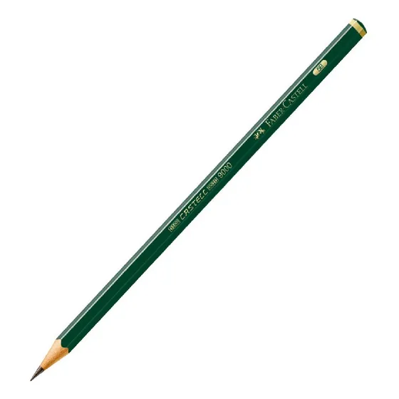 Ecolápis Grafite Castell 9000 5b Técnico Faber-castell