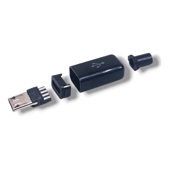 10 Pz Conectores Micro Usb V8 Macho Para Soldar