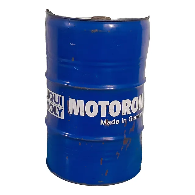 Antiguo Vintage Medio Tanque Chapa Liqui Moly 40x61cm