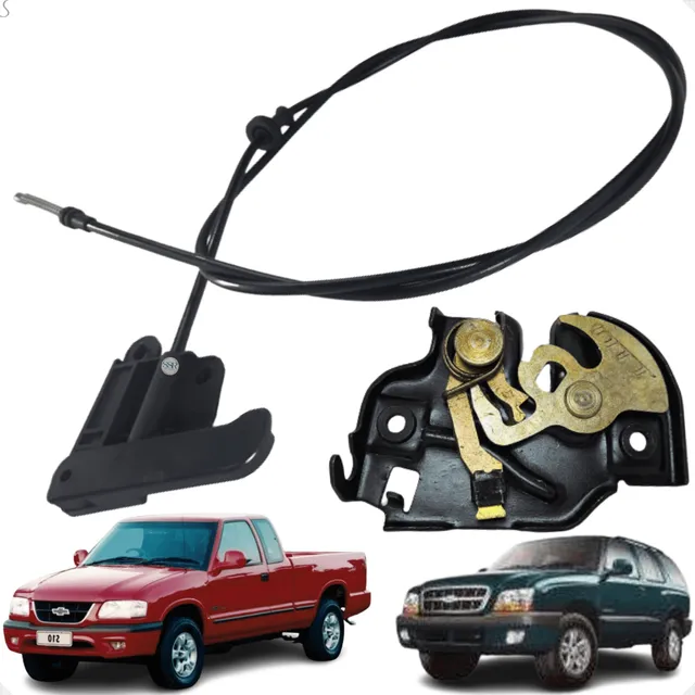 Cabo C\ Puxador Interno + Fechadura Inferior Capo S10 Blazer