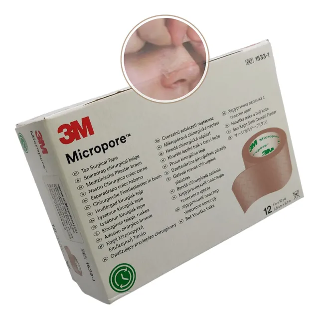 Cinta Color Piel 1533 Micropore 3m Hipoalergenica 2.5cm