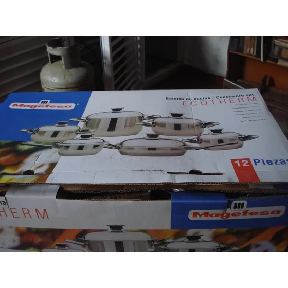 Juego De 06 Ollas Magefesa Con Tapas - Modelo Ecotherm