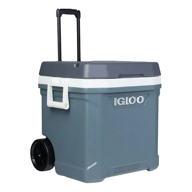 Hielera Igloo Maxcold Latitud Gris 58l / 98 Latas Con Ruedas