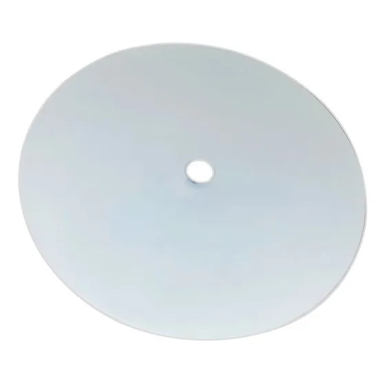 Tapa Boca Chapa Ø11.5cm Color Blanca Lisa Con Chicoleta -mac