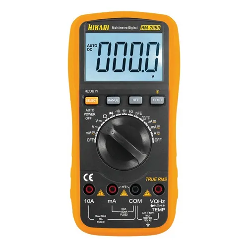 Multímetro Digital Hikari Profissional Hm 2090 True Rms