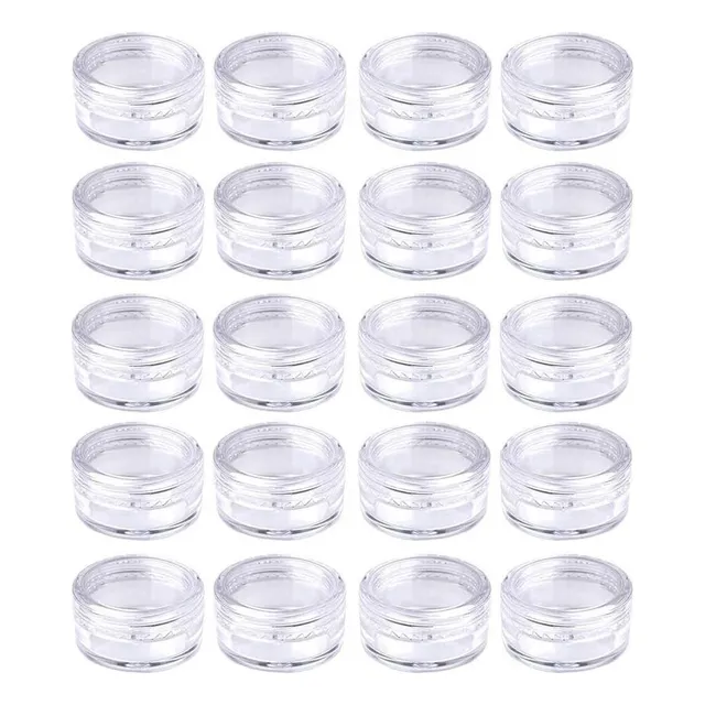 Pote  Plástico Tapa Rosca 5 Ml Tarro Cremas  20 Unidades