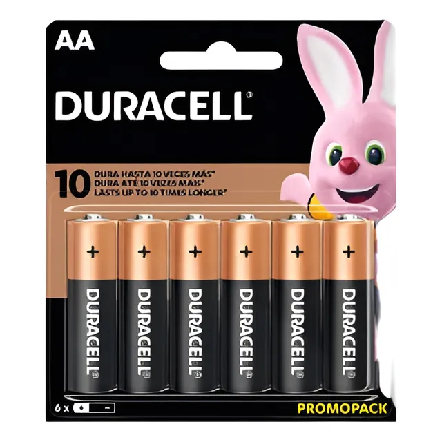 Pack X6 Pilas Duracell Aa Universo Binario