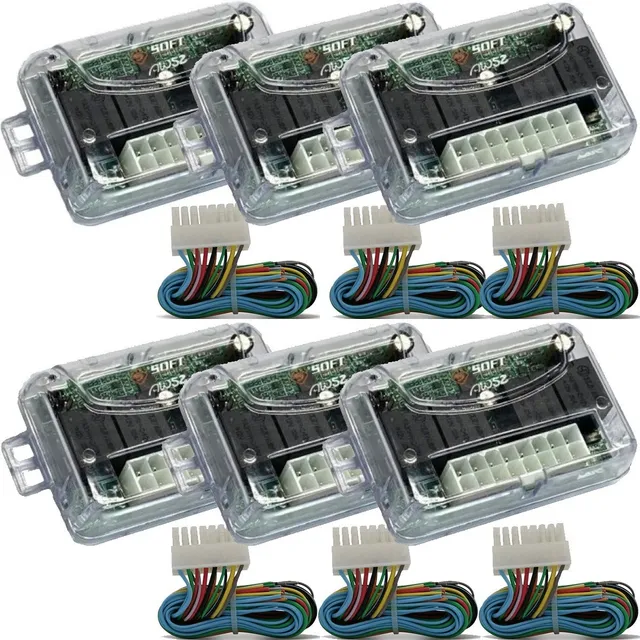 Kit 6 Unid Módulo De Vidro Elétrico Aw52 Universal 2p Anties