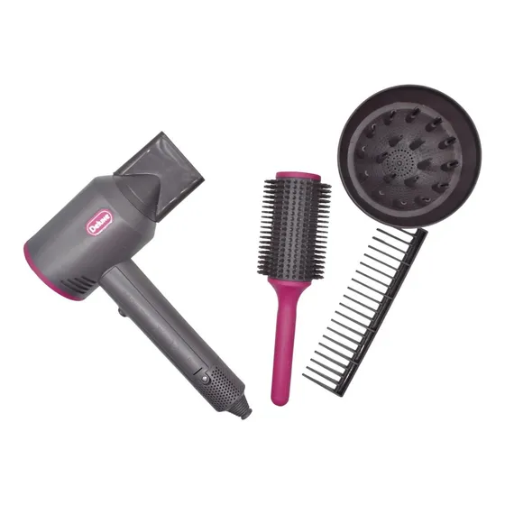 Set Juguete Secador De Pelo  Y Accesorios