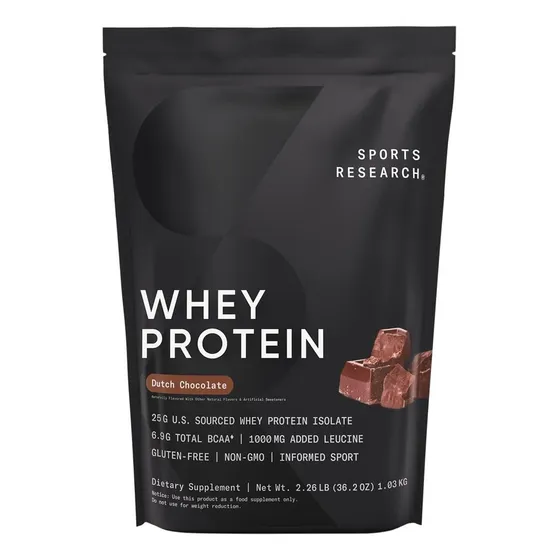 Suplemento Sports Research Polvo De Proteína De Chocolate