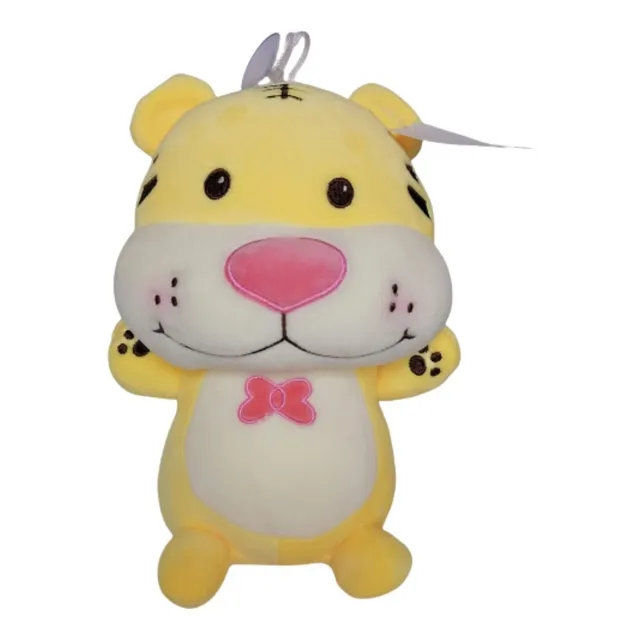 Peluches Vacas Tigres Gatos 25 Cm Felpa Suaves Bebés Niños