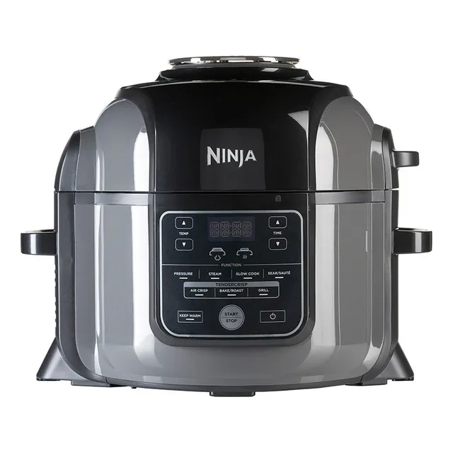 Olla Multifuncional Y Freidora De Aire 7 En 1 6l Ninja Color Gris