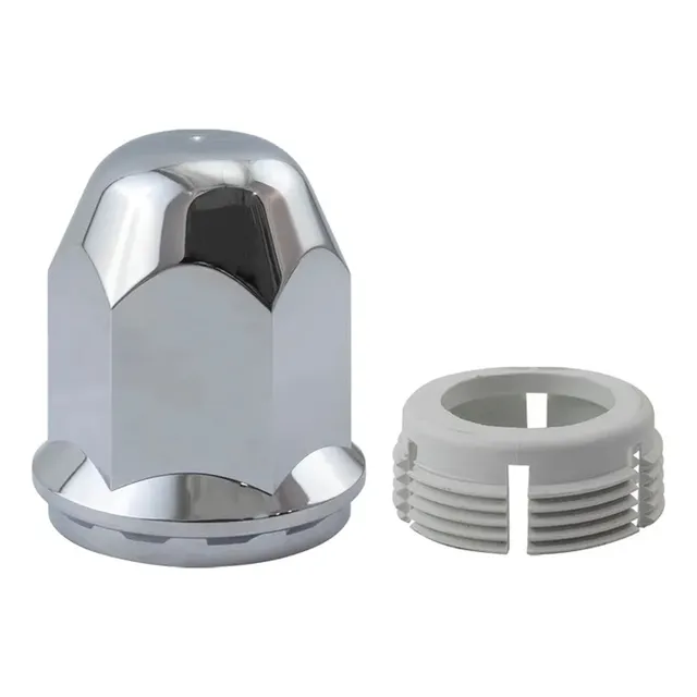 Cubre Tuerca Plástica Camión Cromada Set De 20 Unidades 32mm