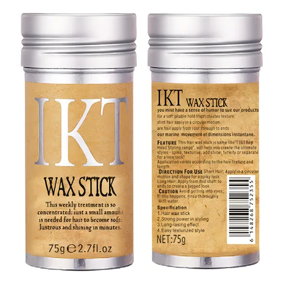 Barra De Cera Fijadora Para Cabello Dañado Ikt 75g