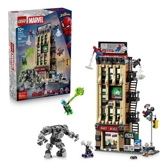Figura 76342 Spider-man Vs. Mysterio El Daily Bugle Lego