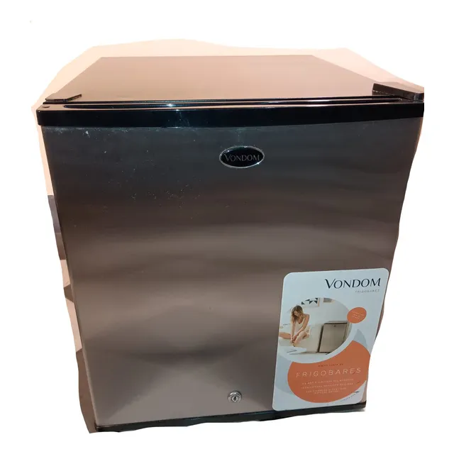 Vondom Mini Frigobar 48l Acero Inoxidable Bajo Mesada Negro