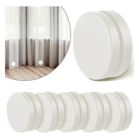Cortina Magnetica Redonda Peso Para Ducha Resistente Al Agua