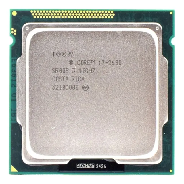 Procesador De Cpu Core I7 2600, Cuatro Núcleos, 3.4 Ghz, Soc