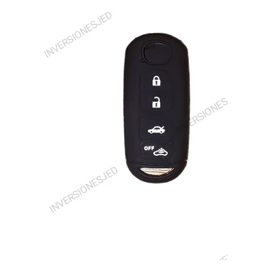 Forro Protector En Silicona Para Mazda Skyactive 4 Botones.