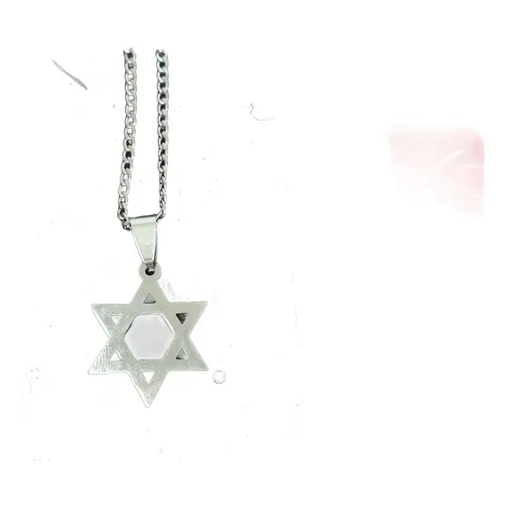 Dije Collar Simbolo Judio Simbolo Estrella De David Escudo 