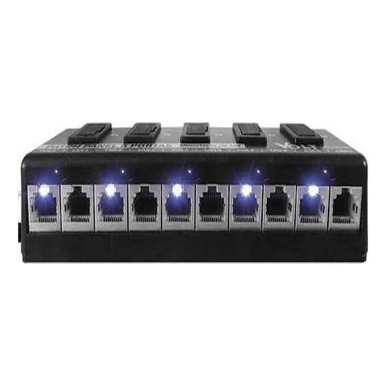 Patch Panel Poe 5 Portas Fast Ethernet -volt- Kit 2un