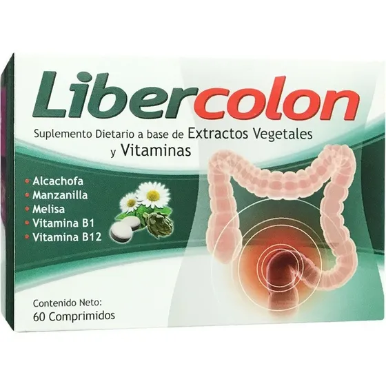 Libercolon 60 Comp Colon Irritable Transito Lento Original