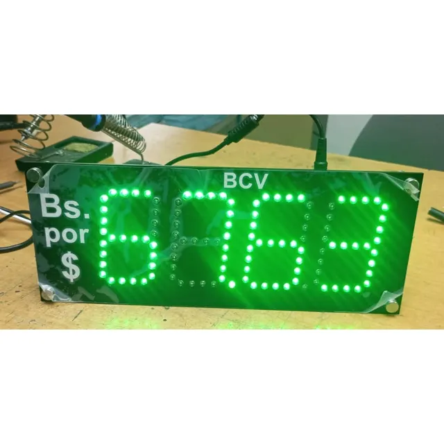 Pantalla Electrónica  Letrero Tasa De Cambio Bcv