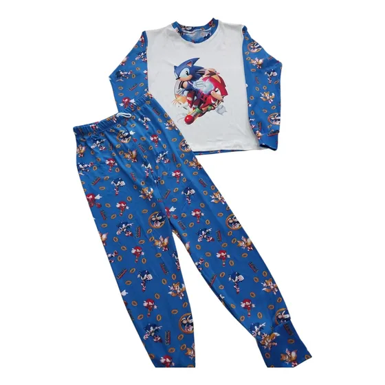 Pijamas Sonic Para Niños