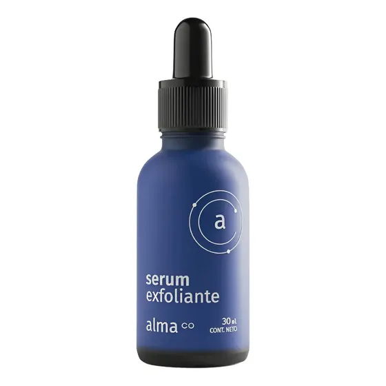 Sérum Exfoliante Alma Cosmética Ácido Glicólico BHA Manzanilla 30ml Rostro Noche