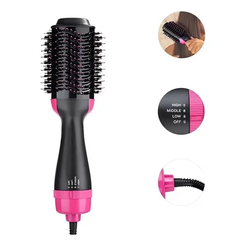 Hair Straightener Brush Cordless Straightening Curler | MercadoLivre