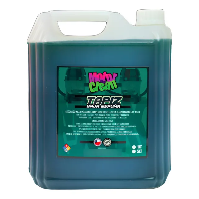 Shampoo Tapiz Baja Espuma Motor Clean 5 Lt.