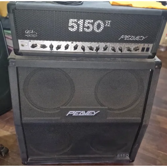 5150 Ii Peavey Cabeçote E Caixa 4x12 Preto