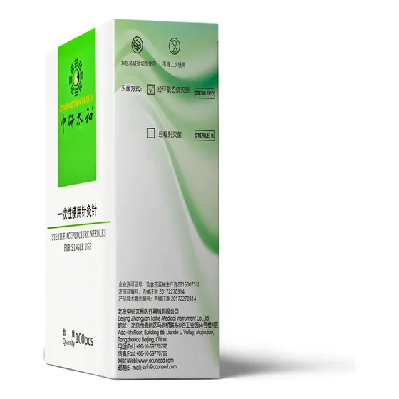 Agujas Acupuntura X 100 0.25x40mm Medicina Alternativa China