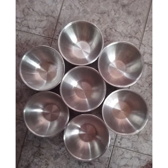 Taza De Acero Inoxidable Medida 15.5cm A Ancho 6.5cm Altura