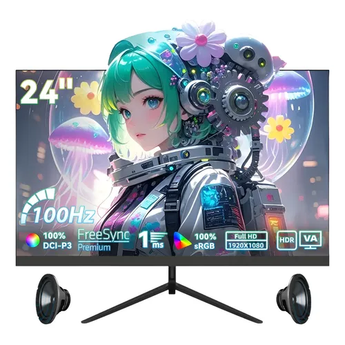 Monitor Xiaomi A24i 24 Ips 100hz colorido preto | MercadoLivre